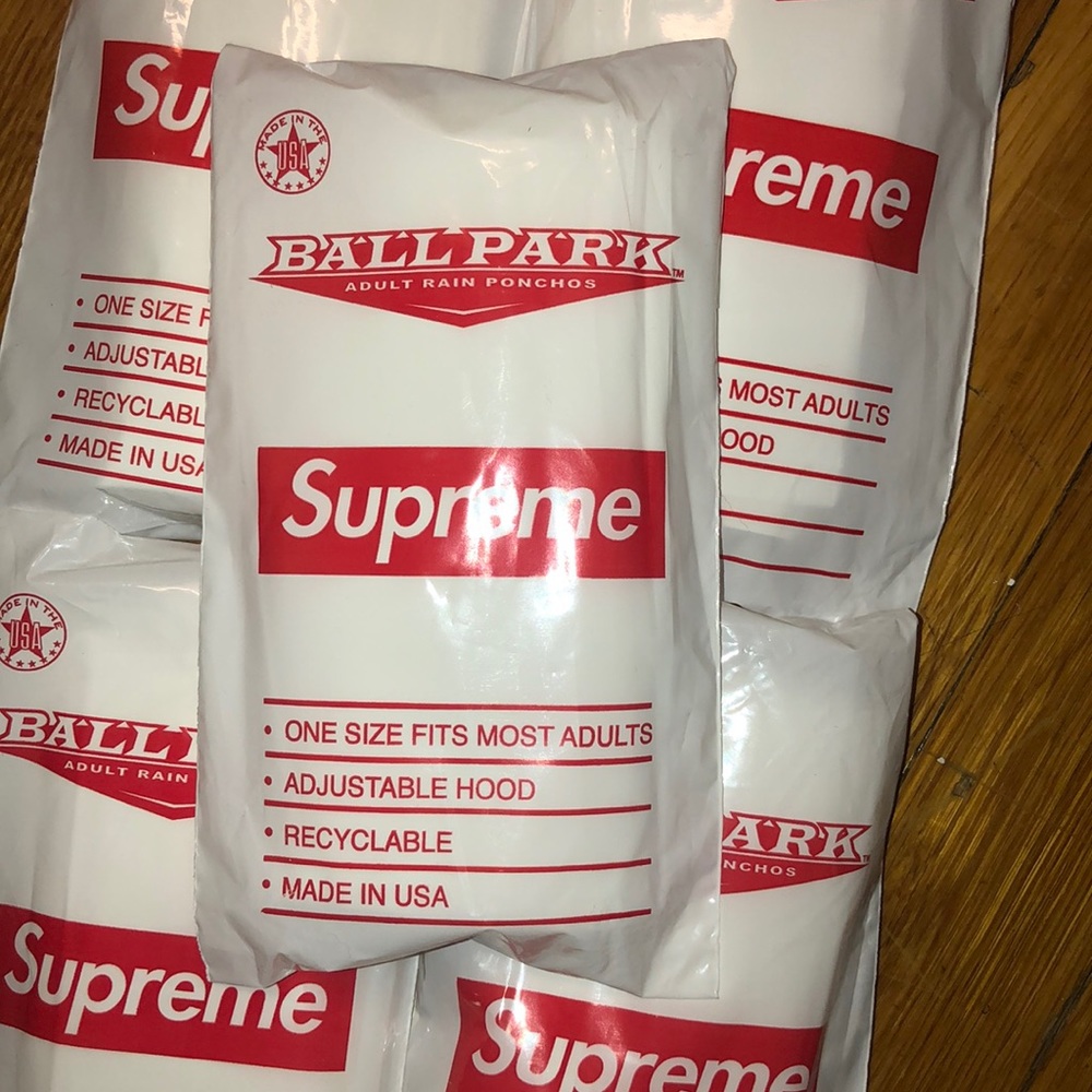 NWT Supreme Ballpark Adult Rain Poncho SS20, OS - Picture 5 of 9